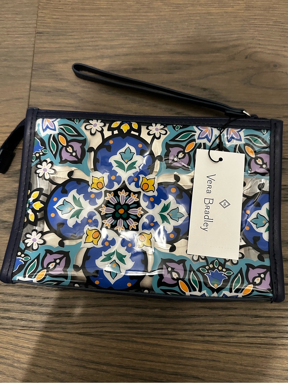 Vera Bradley Clear Beach Wristlet NWT